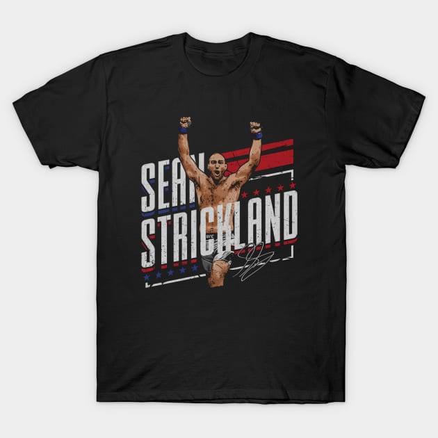 Sean Strickland Stars T-Shirt by ganisfarhan